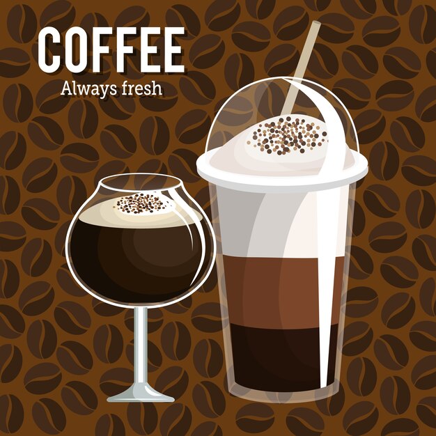 delicioso café siempre fresco