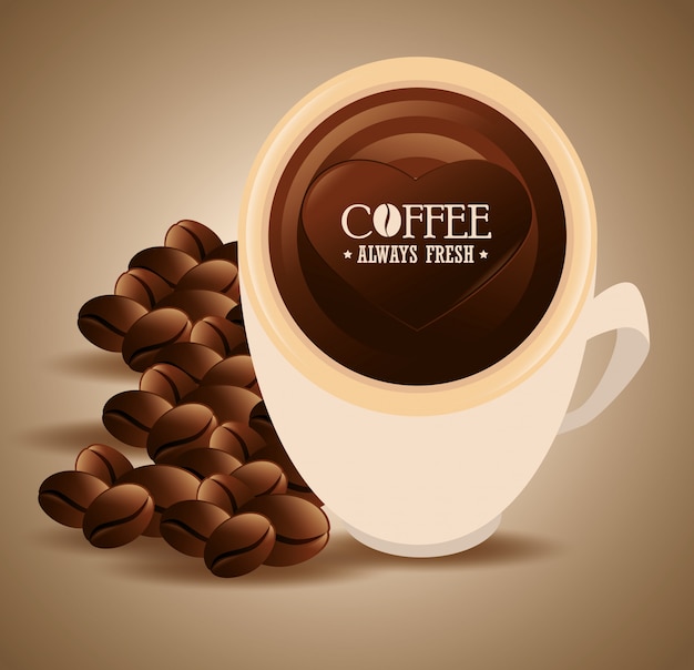 delicioso diseño de café