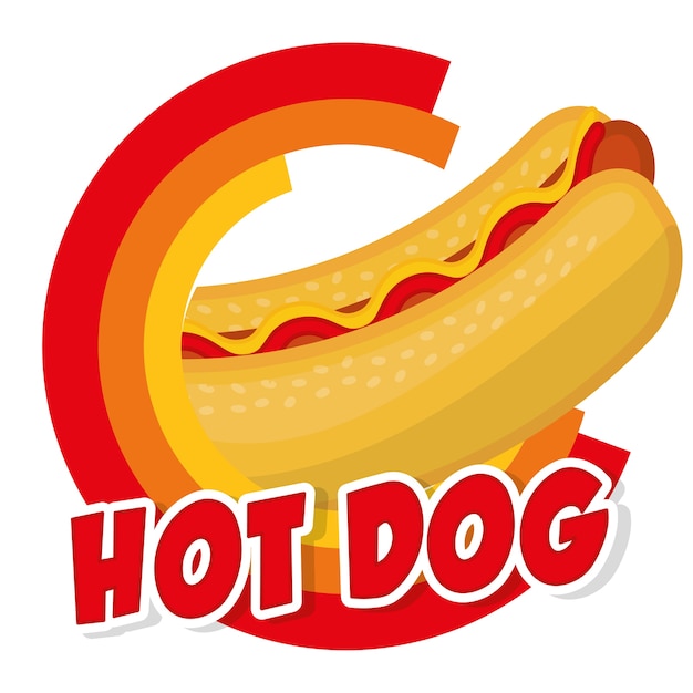 Delicioso diseño gráfico de comida rápida