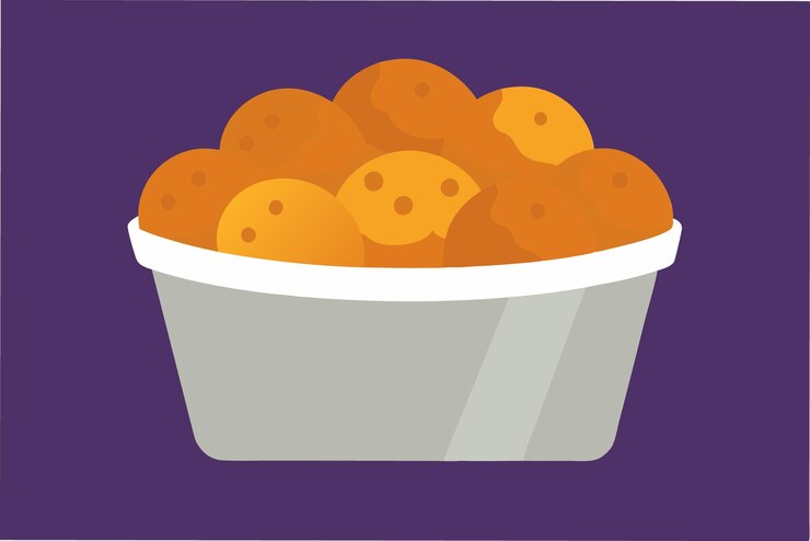 Vector delicious tater tots ilustración vectorial perfecta para proyectos de diseño de alimentos