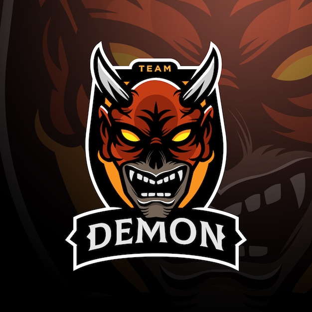 Demon head logo esport