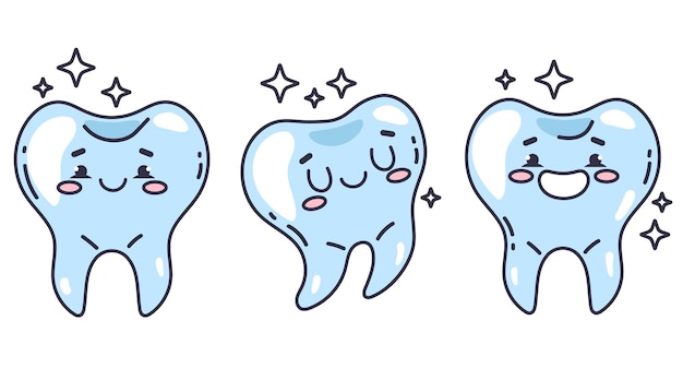 Dentes sanos y limpios felices en boca abierta Concepto de higiene de blanqueo dental