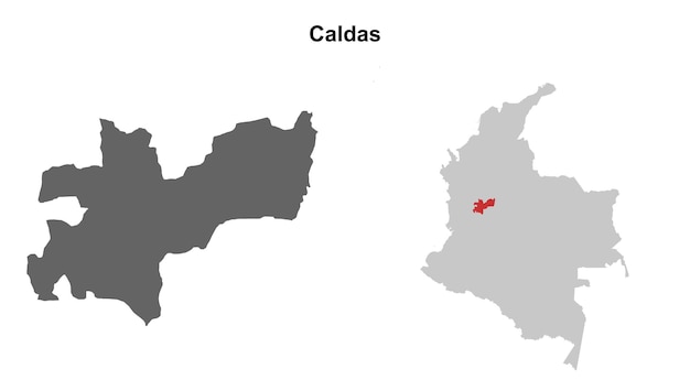 Departamento de Caldas Mapa de Colombia