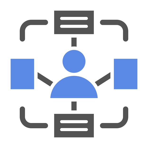 Dependencias de diseño vectorial Estilo del icono