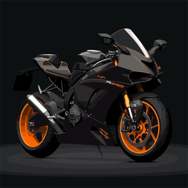 Vector deporte bicicleta arte diseño vector vector ilustración arte moto ilustración
