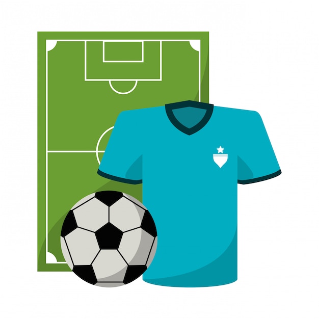 Deporte de juego de futbol