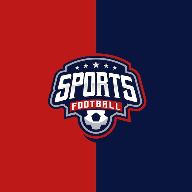 Deportes fútbol esport y deporte logotipo emblema