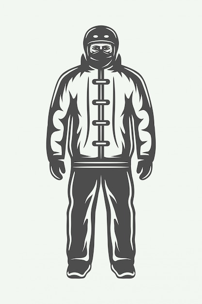 deportista de invierno