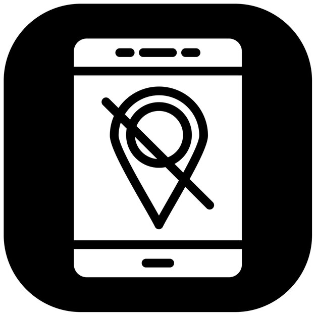 Desactivar la ilustración vectorial de la ubicación