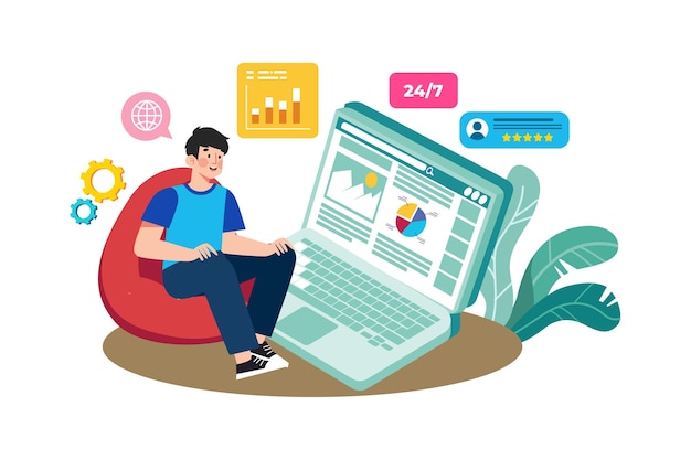 Desarrollador web implementando mejoras técnicas de SEO en un sitio web