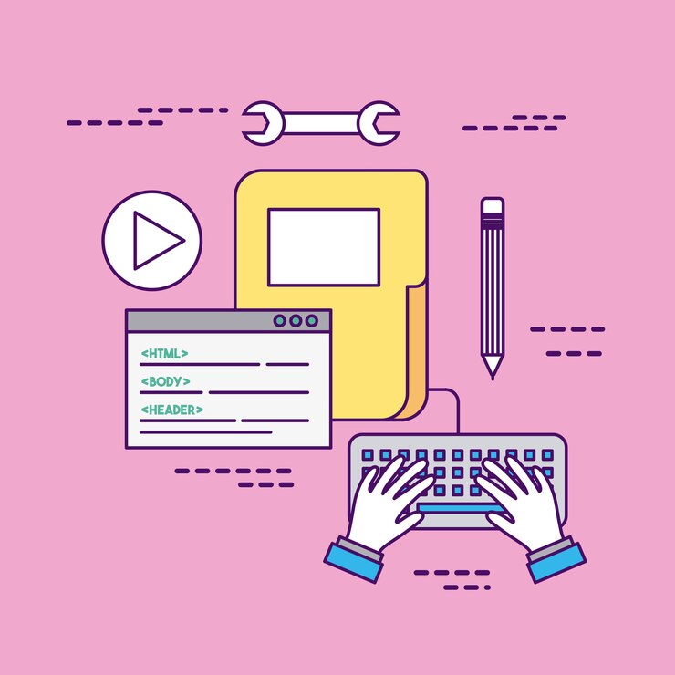 Vector desarrollar códigos de computadora
