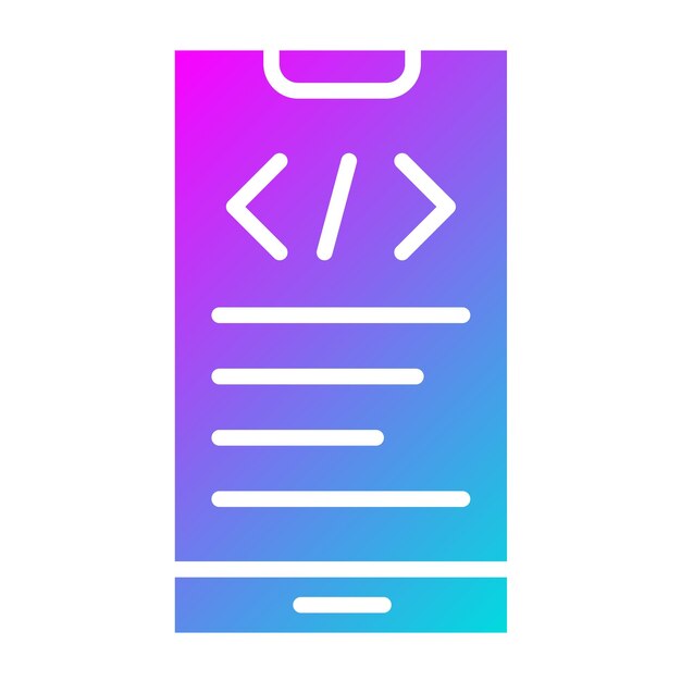 Desarrollo de aplicaciones Diseño de íconos vectoriales Ilustración