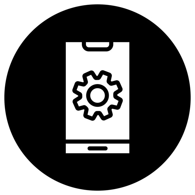 Desarrollo de aplicaciones Diseño de íconos vectoriales Ilustración