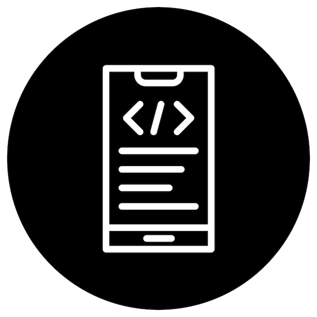 Desarrollo de aplicaciones Diseño de íconos vectoriales Ilustración