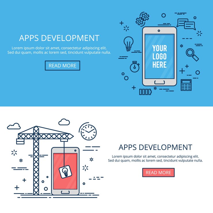 Vector desarrollo de aplicaciones