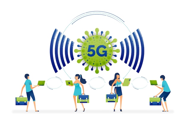 Desarrollo de la red 5g debido a la pandemia de covid19 para el distanciamiento social y la prevención de la transmisión