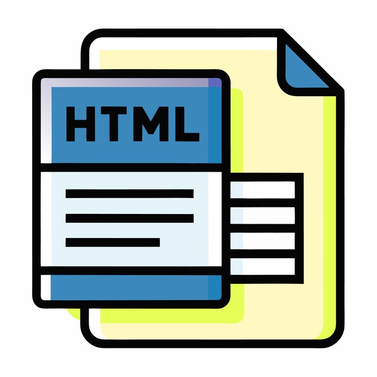 Vector desarrollo web código html icon web y tecnología de datos y archivo de documentos digitales