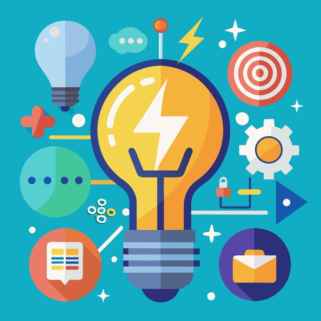 Desbloquear ideas creativas con soluciones y objetivos innovadores