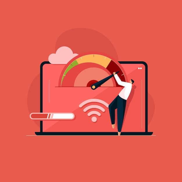 Descarga y carga en línea Prueba de velocidad Velocidad de carga del sitio web Verificación de velocidad de Internet