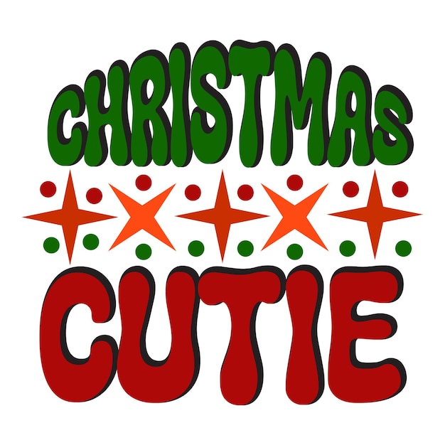 Descarga digital de diseño SVG retro de Navidad