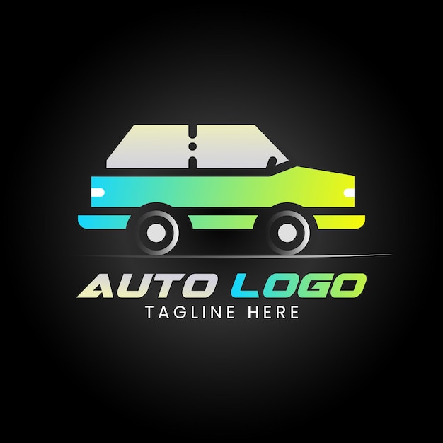 Descarga gratuita de vectores de logotipo de ilustración de coche