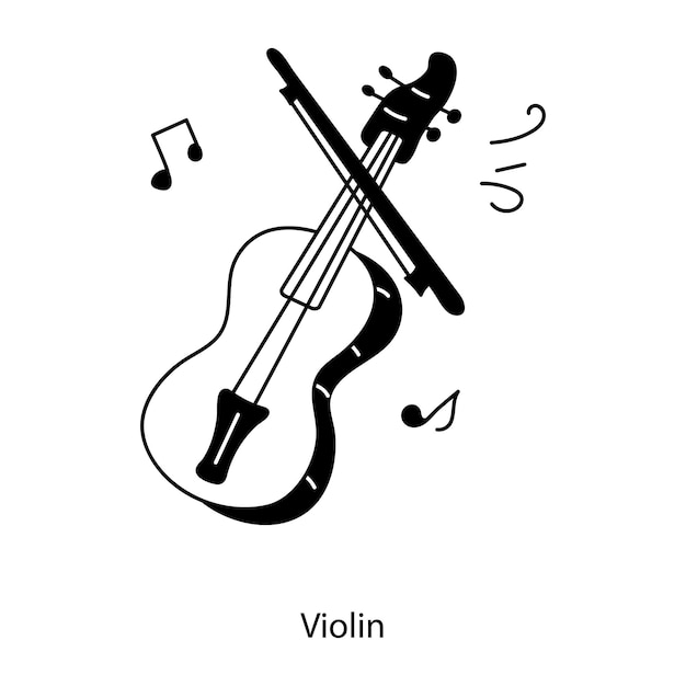 Descarga este icono de un violín