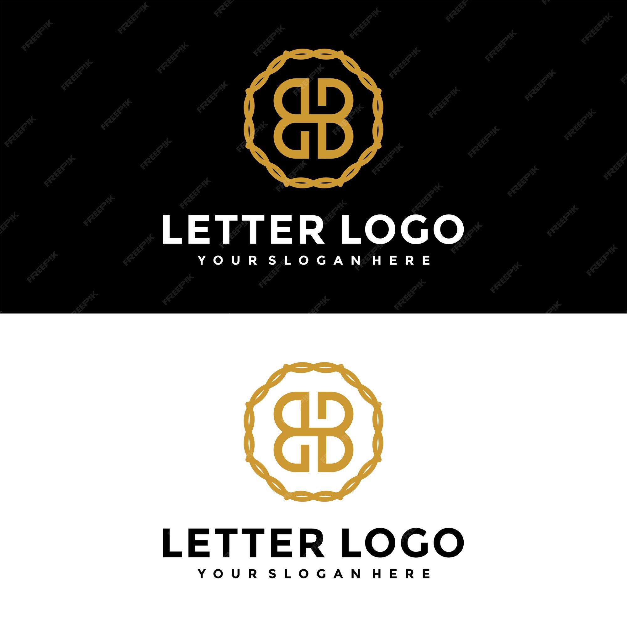 Descarga de plantilla de diseño de logotipo b | Vector Premium