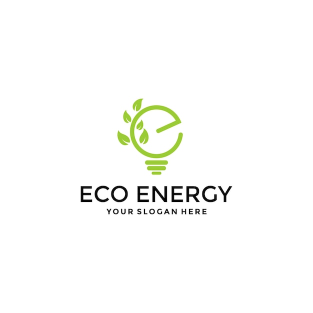 Descarga de plantilla de diseño de logotipo de energía ecológica