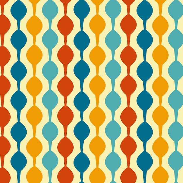 Una descarga de vector de patrón de vestido vintage