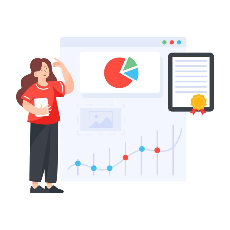 Vector descarga de vectores de moda de ilustración plana de estudiante en línea
