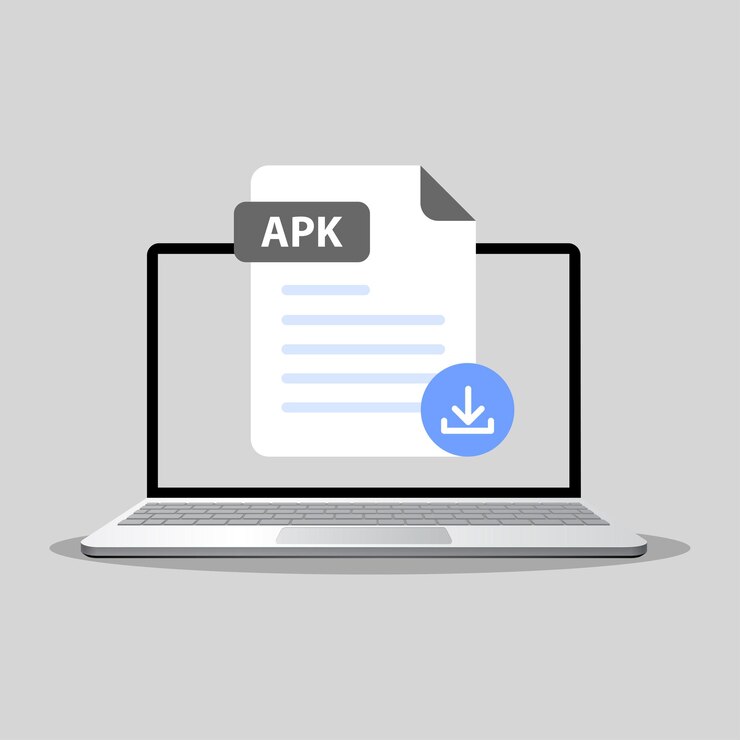 Descargar APK el icono de la etiqueta de la pantalla del portátil APK Descargar el archivo APK en el portátil