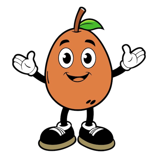 Descargar el archivo de ilustraciones de arte vectorial de Sapodilla para el diseño