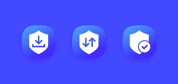 Descargar y cargar íconos seguros para aplicaciones y web