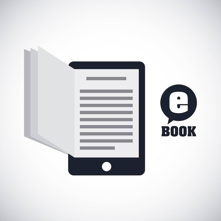 Vector descargar el diseño del libro electrónico
