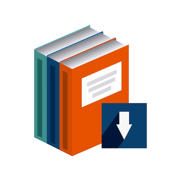 descargar diseño de libros electrónicos, ilustración vectorial gráfico eps10