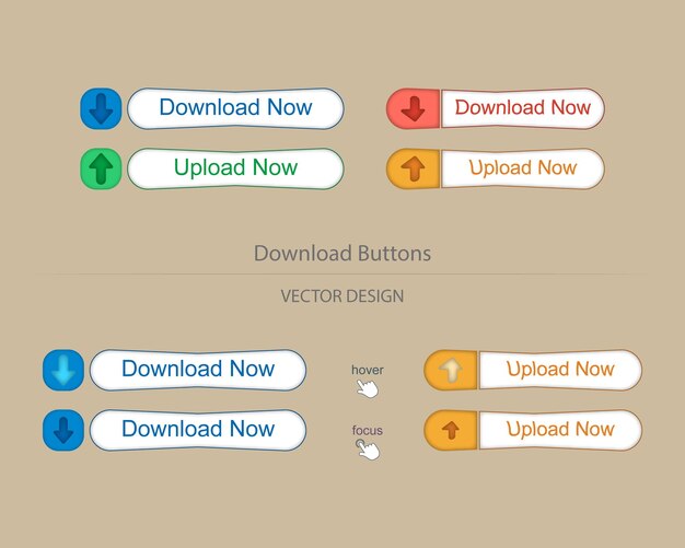 Descargar diseño de vectores de botones