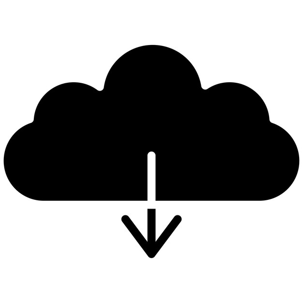 Descargar el estilo de la ilustración vectorial de la nube