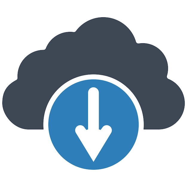 Descargar el estilo de la ilustración vectorial de la nube