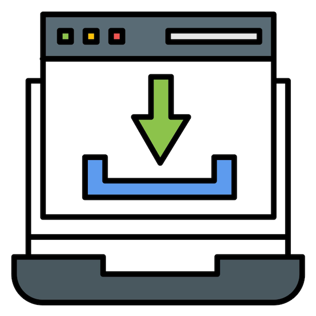 Descargar el estilo de la ilustración vectorial de la página web
