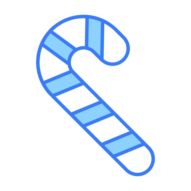 Descargar este hermoso icono vectorial de caramelo caña de Navidad caramelo