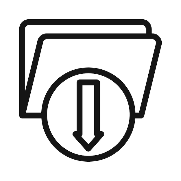 Descargar icono de carpeta digital perfecto para la gestión de archivos
