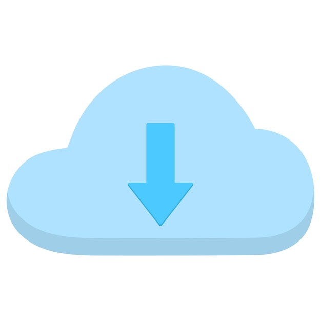 Descargar icono plano aislado en fondo blanco