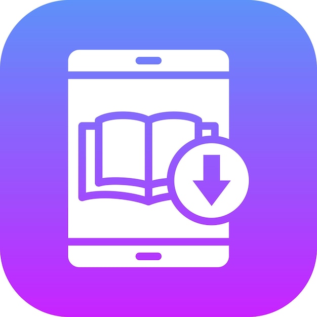 Descargar la ilustración del icono vectorial del libro del conjunto de iconos de aprendizaje