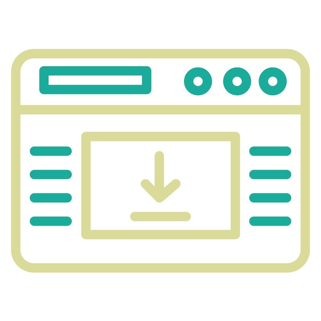 Descargar la ilustración del icono vectorial de la página web del conjunto de iconos SEO y SEM