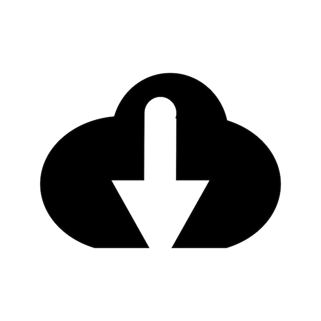 Descargar la ilustración vectorial del logotipo negro