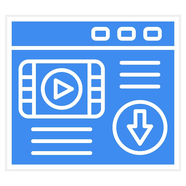 Descargar imagen vectorial de icono de página web Se puede utilizar para SEO y SEM