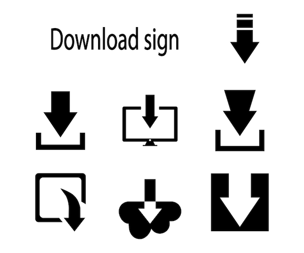Descargar el vector del conjunto de iconos