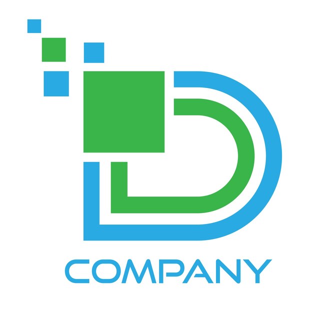 Descargar vector de diseño de logotipo creativo de la compañía de cartas d