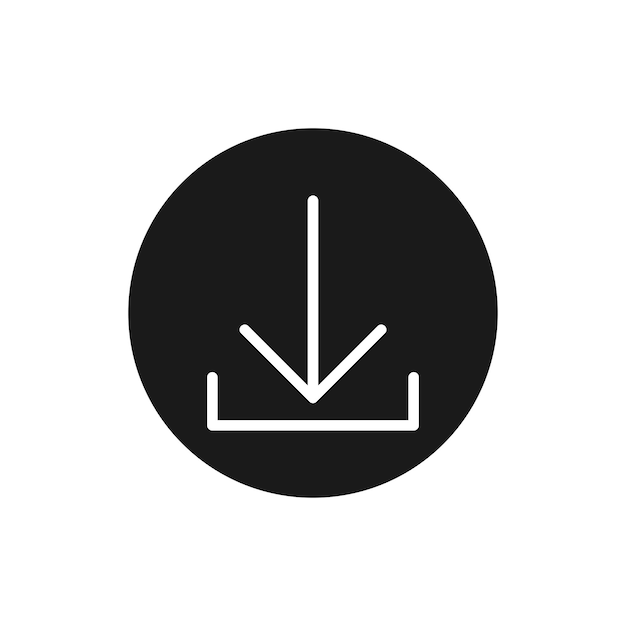 Descargar el vector de signos del icono del círculo