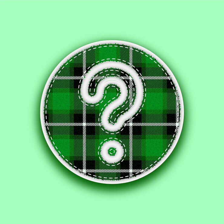 Vector descargue el icono de burbuja de preguntas vectorial de patrón verde en relieve sin costuras con fondo editable